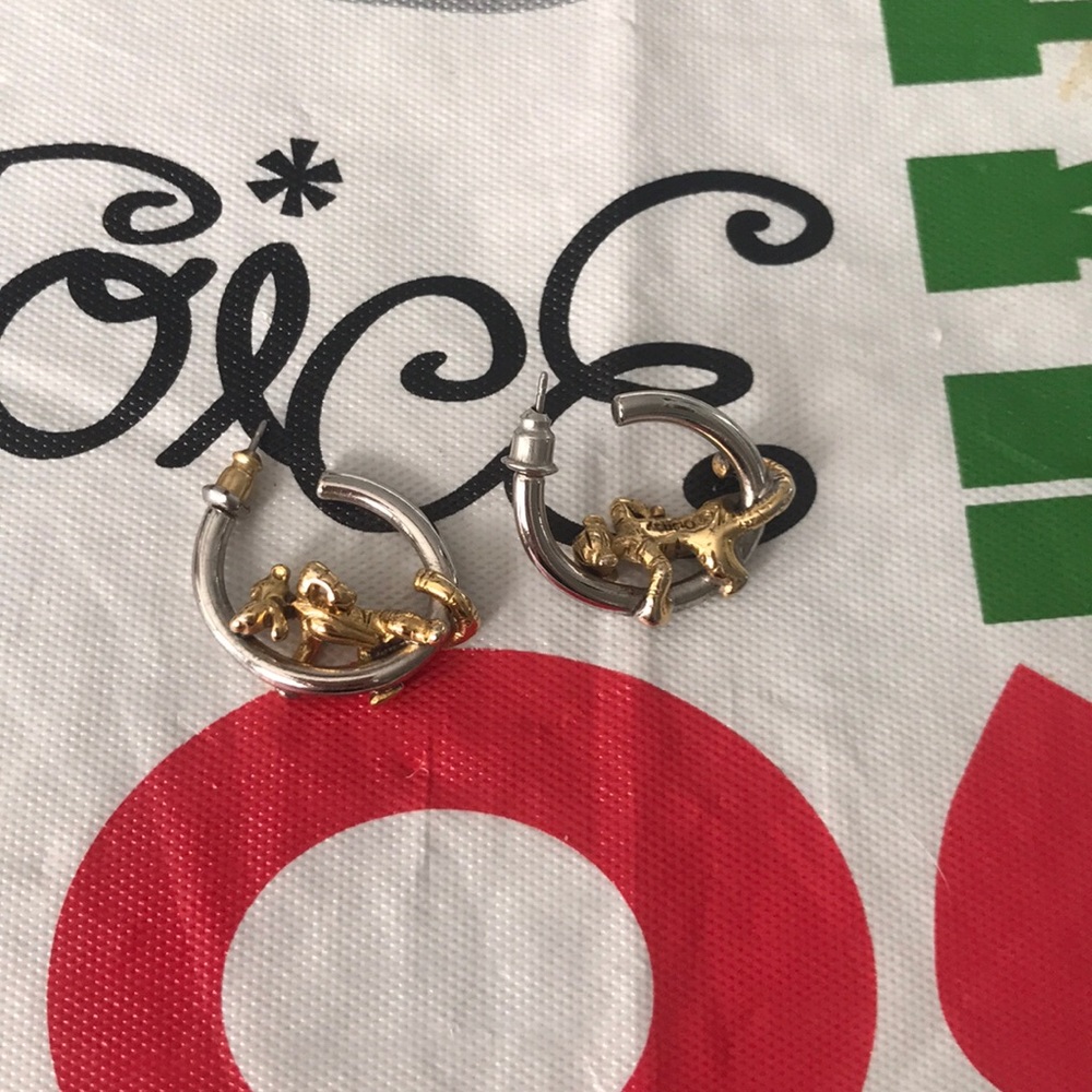 Tigger hoop earrings